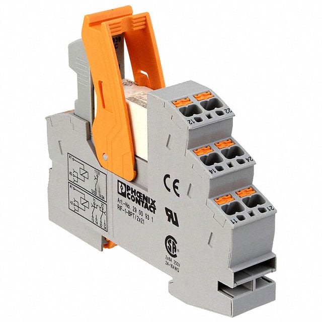 Phoenix Contact 2903334 — General Purpose Relay DPDT (2 Form C) 24VDC Coil DIN Rail