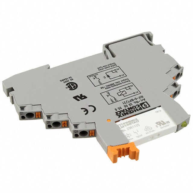 Phoenix Contact 2903370 — General Purpose Relay SPDT (1 Form C) 24VDC Coil DIN Rail