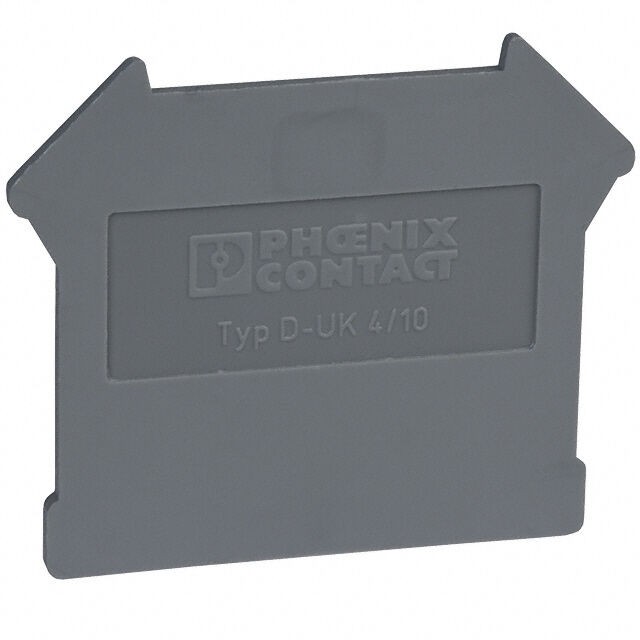 Phoenix Contact 3003020 — Connector End Plate, Rail Type For CLIPLINE UIK and UK Series