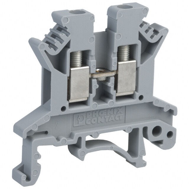 Phoenix Contact 3003347 — Terminal Block Connector 2 Position Feed Through Gray 12-30 AWG