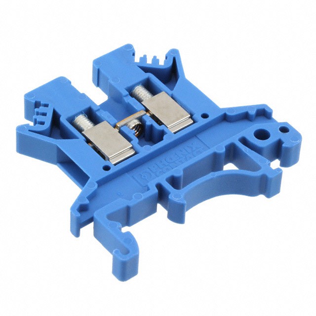 Phoenix Contact 3003350 — Terminal Block Connector 2 Position Feed Through Blue 12-30 AWG