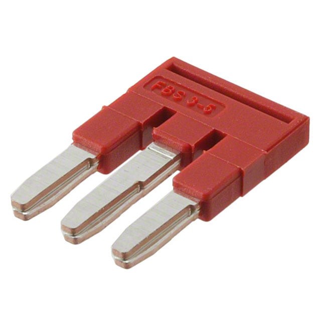 Phoenix Contact 3030174 — 3 Position Terminal Block, Cross Connection Jumper Flat Pins