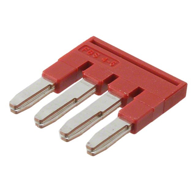 Phoenix Contact 3030187 — 4 Position Terminal Block, Cross Connection Jumper Flat Pins