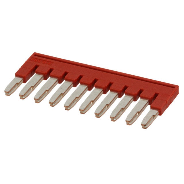 Phoenix Contact 3030213 — 10 Position Terminal Block, Cross Connection Jumper Flat Pins
