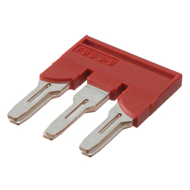 Phoenix Contact 3030297 — 3 Position Terminal Block, Cross Connection Jumper Flat Pins