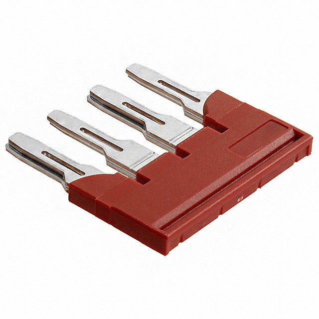 Phoenix Contact 3030307 — 4 Position Terminal Block, Cross Connection Jumper Flat Pins