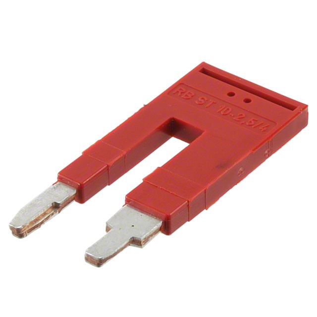 Phoenix Contact 3030873 — 2 Position Terminal Block, Cross Connection Jumper Flat Pins - Reducing Bridge