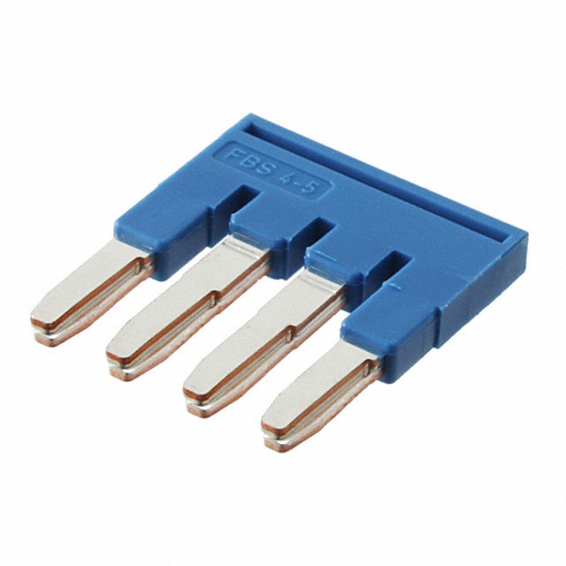 Phoenix Contact 3036893 — 4 Position Terminal Block, Cross Connection Jumper Flat Pins
