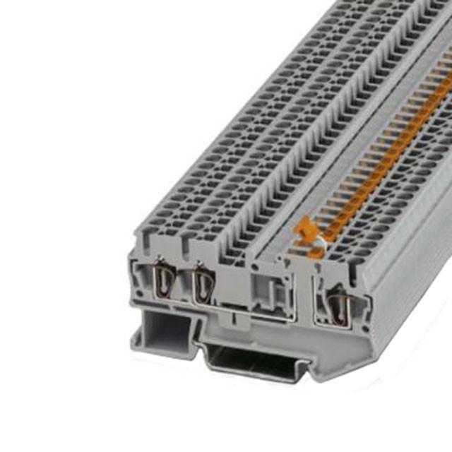 Phoenix Contact 3037821 — Terminal Block Connector 3 Position Disconnect Blue 12-28 AWG