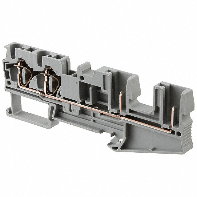 Phoenix Contact 3042845 — 4 Position Terminal Block Gray Plug Connection 6.2mm