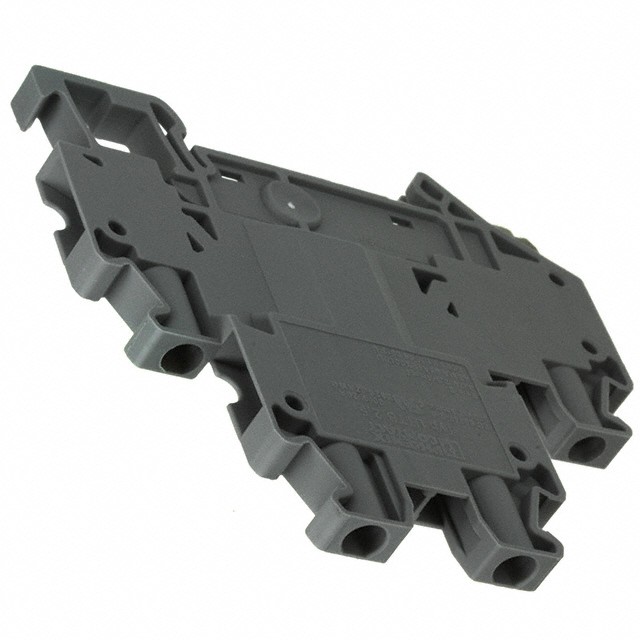 Phoenix Contact 3044636 — Terminal Block Connector 4 Position Feed Through Gray 12-26 AWG