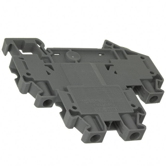 Phoenix Contact 3044814 — Terminal Block Connector 4 Position Feed Through Gray 10-26 AWG