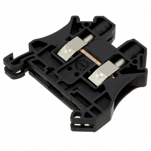 Phoenix Contact 3045208 — Terminal Block Connector 2 Position Feed Through Black 8-24 AWG