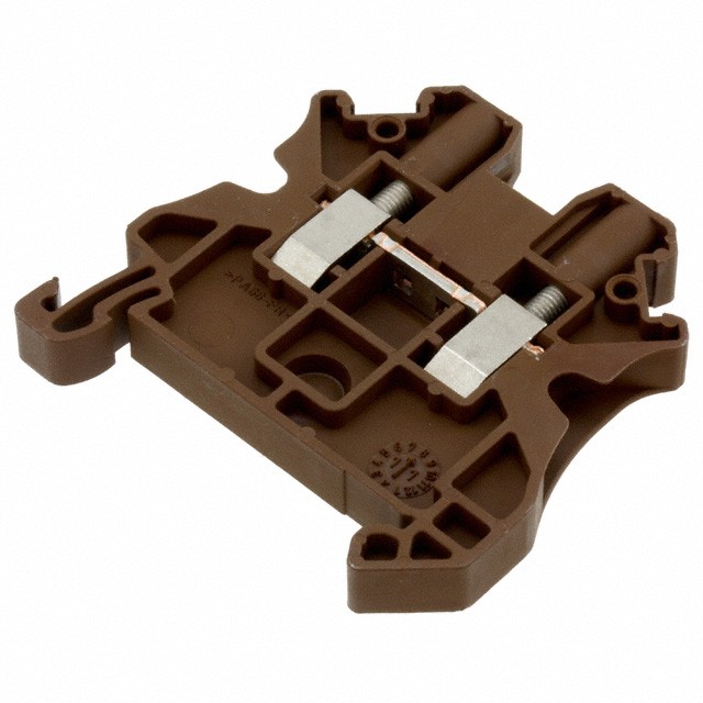 Phoenix Contact 3045224 — Terminal Block Connector 2 Position Feed Through Brown 10-26 AWG