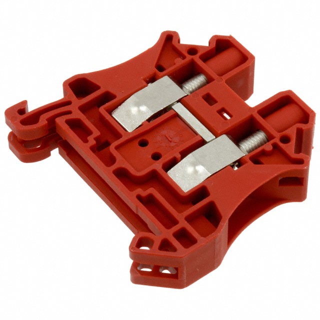 Phoenix Contact 3046304 — Terminal Block Connector 2 Position Feed Through Red 6-20 AWG