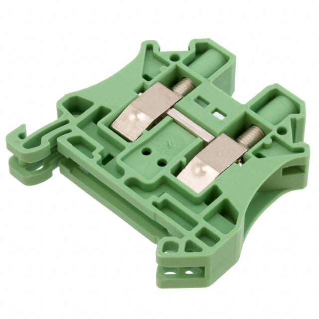 Phoenix Contact 3046333 — Terminal Block Connector 2 Position Feed Through Green 6-20 AWG