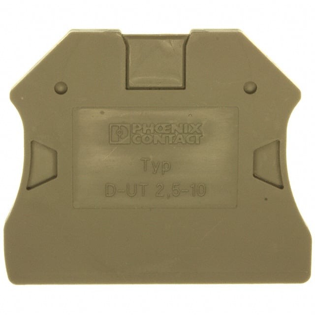Phoenix Contact 3047028 — Connector End Plate, Rail Type For CLIPLINE UT Series