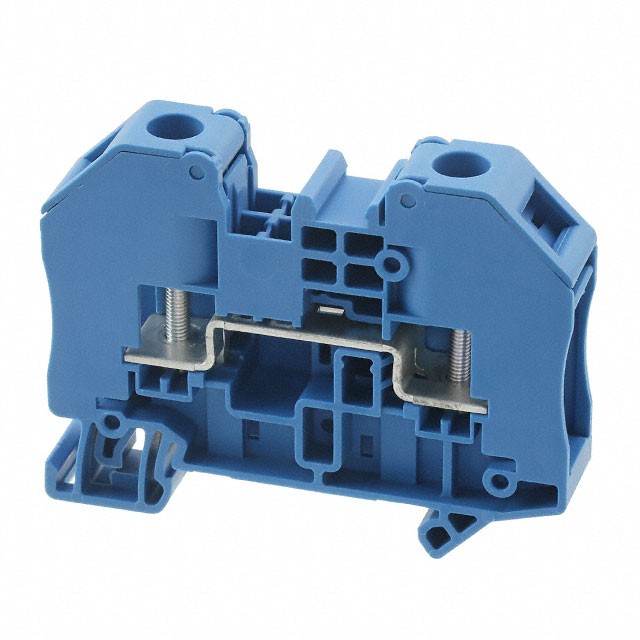 Phoenix Contact 3049110 — Terminal Block Connector 2 Position Feed Through Blue 14-26 AWG