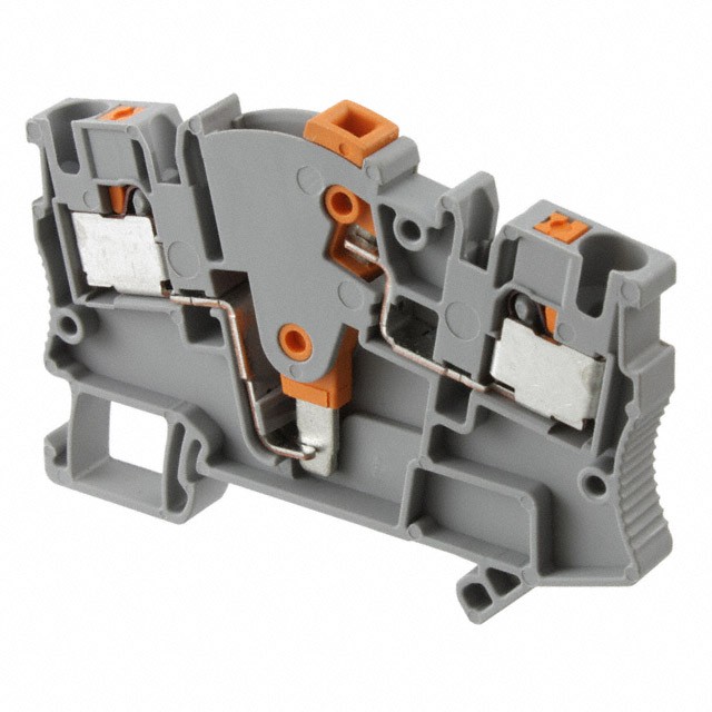 Phoenix Contact 3212139 — Terminal Block Connector 2 Position Disconnect Gray 10-24 AWG