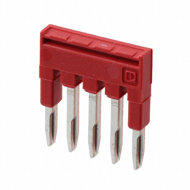 Phoenix Contact 3213043 — 5 Position Terminal Block, Cross Connection Jumper Flat Pins