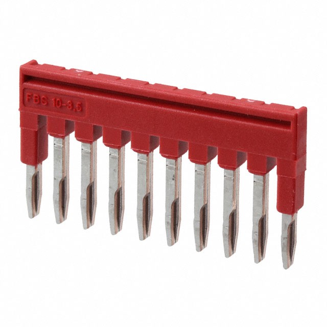 Phoenix Contact 3213056 — 10 Position Terminal Block, Cross Connection Jumper Flat Pins
