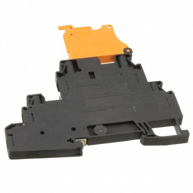 Phoenix Contact 3214324 — Terminal Block Connector 5 Position Disconnect, Feed Through, Isolated Black 10-24 AWG