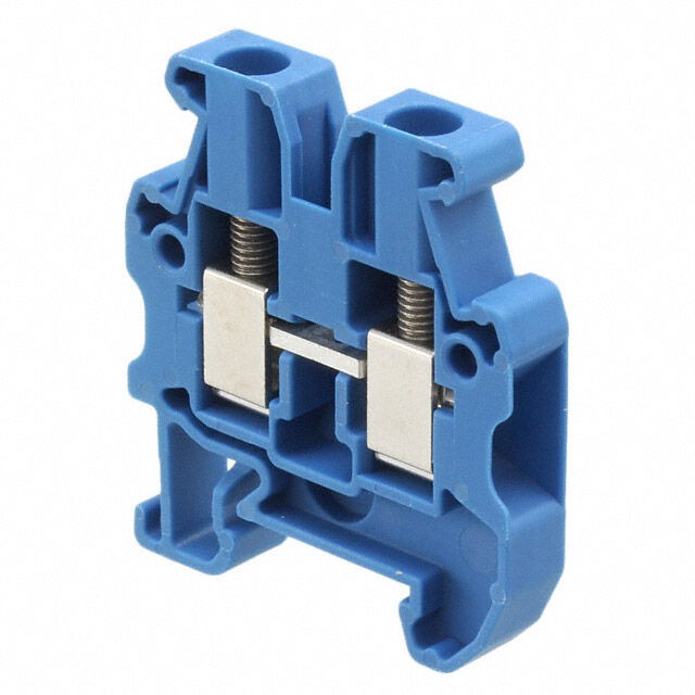 Phoenix Contact 3248031 — Terminal Block Connector 2 Position Feed Through Blue 12-24 AWG