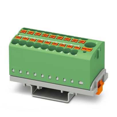 Phoenix Contact 3273118 PTFIX 6/18X2,5-NS35 GN Distribution block