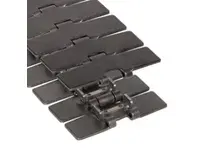 Rexnord 10.012.21.140 SSC881MK4.5 SSC881M Magnetflex TA conveyor component, 4.5 inches wide. Designed for material handling applications requiring mag