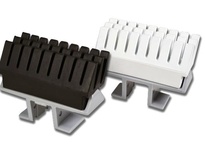Rexnord 114-5553-1 Gripper 1873 SideGrip cable-chain conveyor component with 3.68 in (93.5 mm) chain width and neoprene material. Designed for use wit