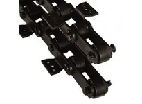 Rexnord 101-11550-3 ER3433-K33 engineering chain with attachment SB S/H. Heavy-duty steel link chain for demanding conveying applications in case pack