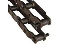 Rexnord 101-2271-1 roller chain component with slot hole sidebar design for 1578 series heavy-duty conveying applications. Provides secure attachment