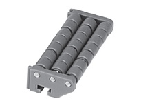 Rexnord 569-687392 Roller Transfer Plates modular transfer plate, 12.00" width x 12.00" length x 12.00" height. This cable-chain conveyor component pr