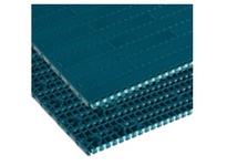 Rexnord 873.27.21 1000FT MatTop modular plastic belt with 40.16 in (1020 mm) width, 1 in (25.4 mm) pitch, solid top surface, green low friction acetal