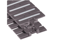 Rexnord L0880684291 880TAB RubberTop TableTop chain with 4.5 in (114.3 mm) width, 1.5 in (38.1 mm) pitch, tan low friction LF material, RubberTop surf