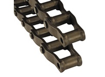 Rexnord WHXR132R WHX welded steel engineering chain with 6.05" pitch, 6.31" overall width, and 1" pin diameter. Designed for heavy-duty conveying appl