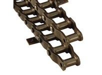 Rexnord WHR82C welded steel engineering chain with 3.075" pitch, 3.25" overall width, and 0.56" pin diameter. Designed for heavy-duty conveying applic