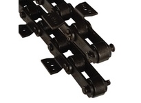 Rexnord 2188K&K*300 engineering chain with 4" pitch, 3.25" overall width, and 0.63" pin diameter. Constructed from carbon steel, this hi-load elevator