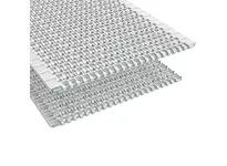 Rexnord 10675796 1090 Series KleanTop MatTop modular plastic belt with 1" pitch, flush grid surface, white high-temperature material (WHT), straight r