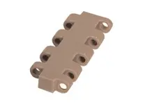 Rexnord 114-1012-11 HUV5935 MatTop conveyor chain blind link, 3-inch wide, UV-resistant acetal material for high UV stability. HUV5935 series features