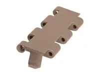 Rexnord 114-1124-3RH HT4705 MatTop conveyor chain link assembly with 1.875-inch pitch and right-hand side guard configuration. Constructed from high-t