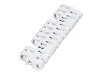 Rexnord 114-2879-7 WLT7708-6 MatTop conveyor chain assembly, 6 inches wide, white acetal material, left hand configuration. Designed for modular plast