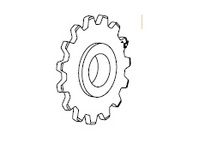 Rexnord 401-61959-2 9250/SM120-12T sprocket with hardened teeth, designed for industrial power transmission applications. Suitable for use with SM120