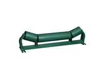 Rexnord 42-GC6201-01 cable-chain conveyor component, a 20-inch trough steel idler for heavy-duty conveying applications. This component is designed fo