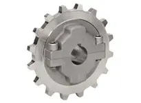 Rexnord 614-157-5 SSS7700-21T steel split sprocket for 7700 series chain, 21 teeth, 1-3/8 in bore with keyway. Designed for heavy-duty conveyor applic