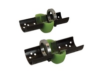 Rexnord Omega 7300105RHSU ES30-R HSU spacer elastomeric coupling element with 2495 in-lb continuous torque, 2.25 in max bore, and 5.78 in element OD.