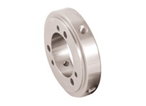 Rexnord Omega 7300880 is a size 30 elastomeric coupling hub with quick disconnect (HQD) bushing pocket. The steel hub has a 5.420 in barrel outside di