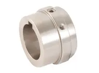 Rexnord Omega 730801160 E80 elastomeric coupling hub with 5.0000 in (127.0 mm) clamp bore (HCB). Cast iron hub designed for use with Omega E80 couplin