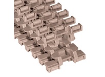 Rexnord 81422791 LBP883TK7.5 HP side-flexing conveyor trough idler chain with 7.5 in (190.5 mm) width, 1.5 in (38.1 mm) pitch, and low backline pressu