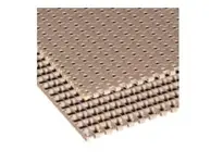 Rexnord 81422861 MR5935-3 TableTop chain conveyor section, 3 in wide, with two vacuum holes. MR5935 series modular plastic chain for conveying applica